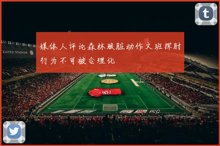 媒体人评论森林狼脏动作文班挥肘行为不可被合理化